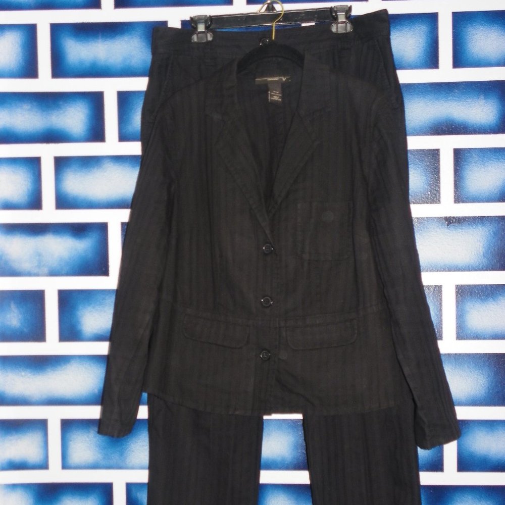 Vintage Venezia Black 2 Piece Suit Set